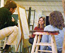 In the Art Studio at Bridgewater